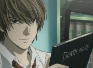 Light Yagami and the death note